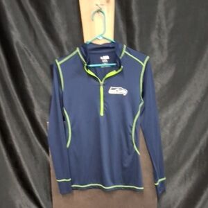 NFL Seattles Seahawk Women's Long Sleeve Athletic Pull Over